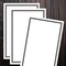 Great Papers! Invitations, 2-Up, Engraved Border, 25 each 8.5" x 11" sheets/50 each 5.5" x 8.5" Invitations, Printer Friendly, A9 Size Envelopes Sold Separately